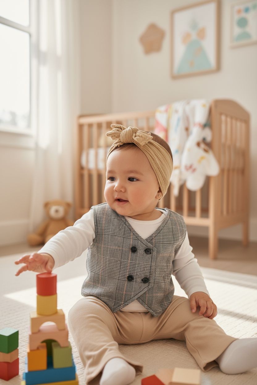 Mini-Chaleco de Cuadros para Mini-Modelos! 🎀
